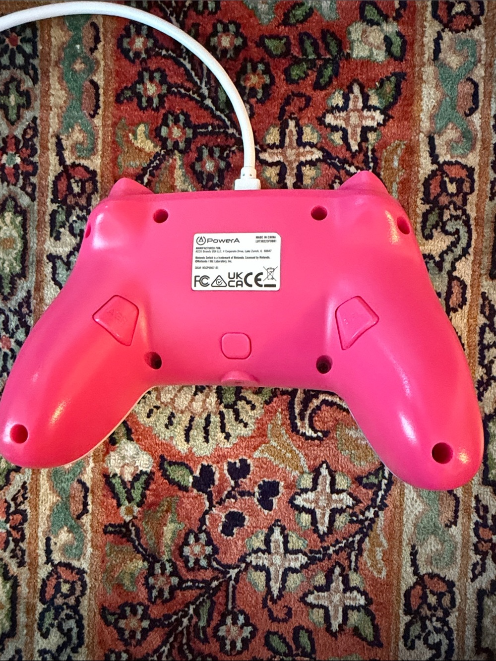 Kirby Nintendo Switch wired controller - Picture 2 of 2